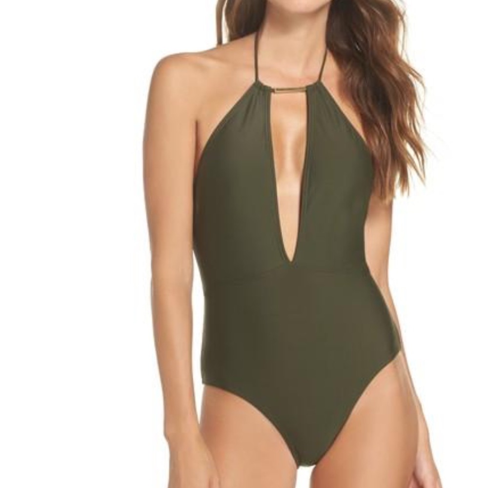 NWT - Ted Baker Pikaa Halter Swimsuit